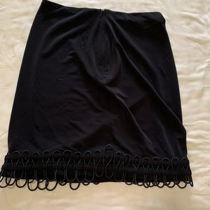Black Skirt with design